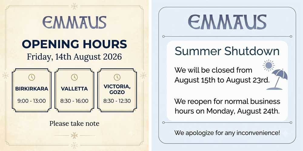 Summer Shut down 2026